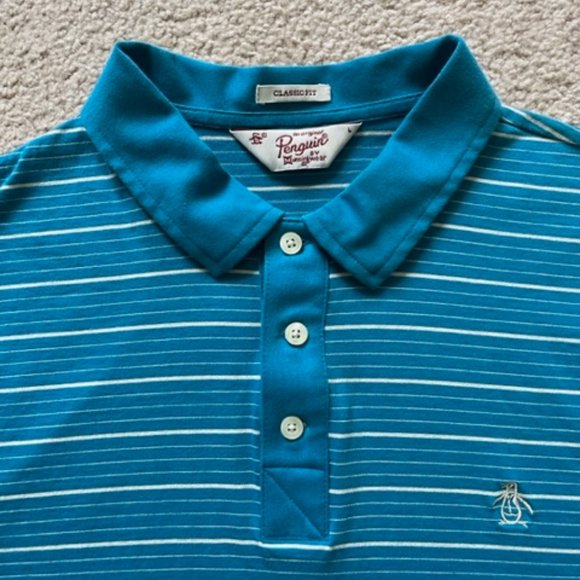 Penguin Men's Large Classic Fit Polo Shirt - Picture 2 of 10